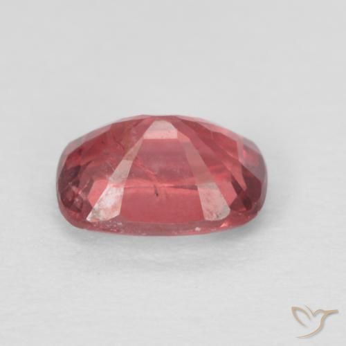 Espinélio vermelho natural 0,63ct, almofada cortada, VS