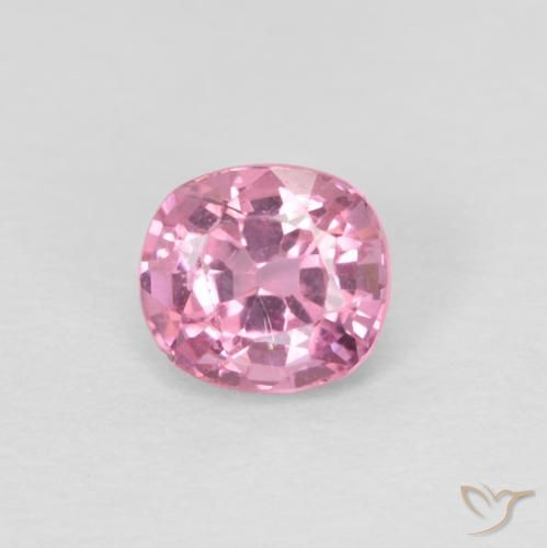 0.37ct Natural rosa médio Espinélio, Almofada, VS