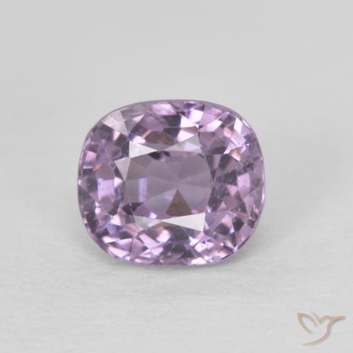0.66ct Natural Violeta acinzentado claro Espinélio, Almofada, VS