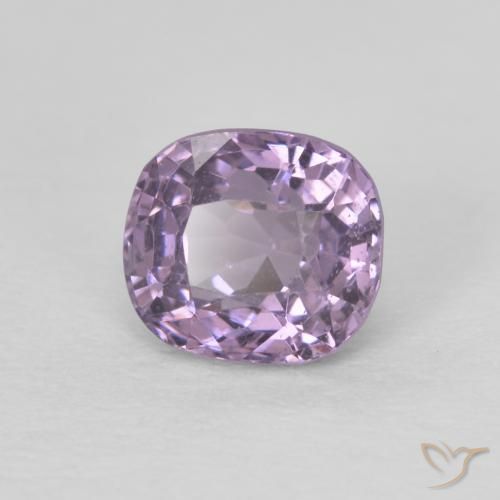 Espinélio Violeta acinzentado claro Natural 0.66ct, Almofada, VS