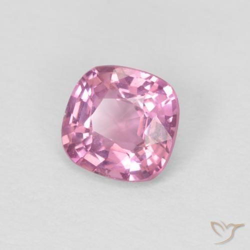 Espinélio Roxo Royal Muito Claro Rosa Natural 0.38ct, Almofada, VS