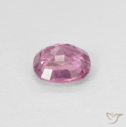 Espinélio Roxo Royal Muito Claro Rosa Natural 0.38ct, Almofada, VS