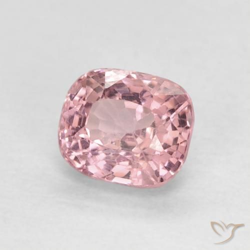 Espinélio Rosa quente Natural 0.62ct, Almofada, VS
