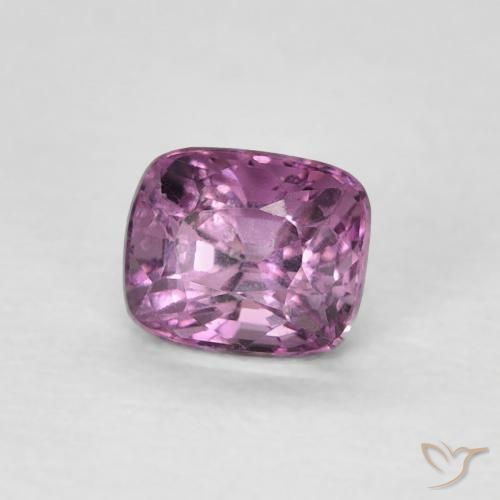 Espinélio roxo médio Natural 0.50ct, Almofada, VS