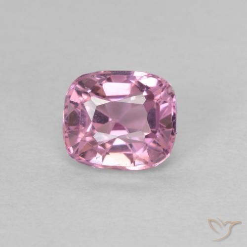 0.59ct Natural Medium Light-Pink Espinélio, Almofada, VVS-VS