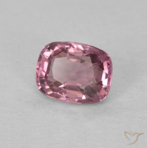 Espinélio roxo médio Natural 0.39ct, Almofada, VS