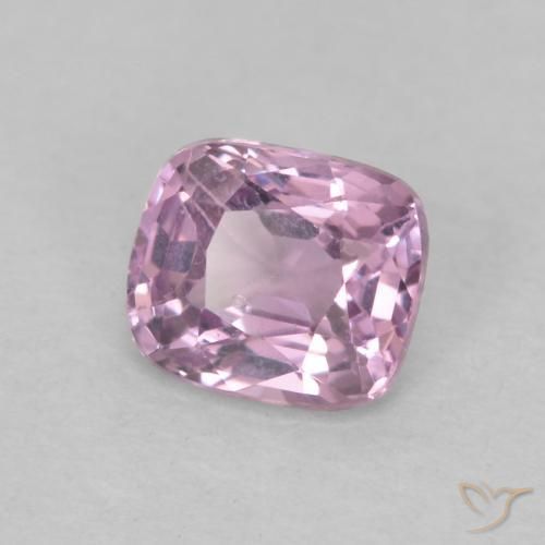Espinélio Roxo muito claro Natural 0.53ct, Almofada, VS