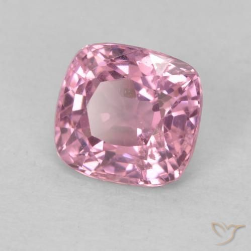 Espinélio Roxo rosado Natural 0.71ct, Almofada, VS