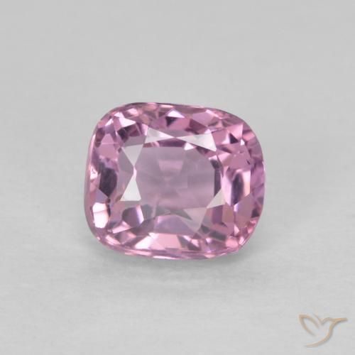 Espinélio rosa natural 0,69ct, almofada cortada, VVS-VS
