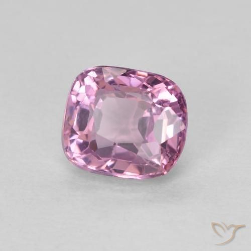 Espinélio rosa natural 0,69ct, almofada cortada, VVS-VS