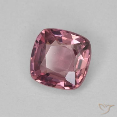 Espinélio Rosa quente Natural 0.55ct, Almofada, VVS