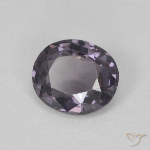 Espinélio cinza roxo Natural 0.61ct, oval, VVS