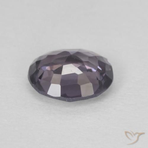 Espinélio cinza roxo Natural 0.61ct, oval, VVS