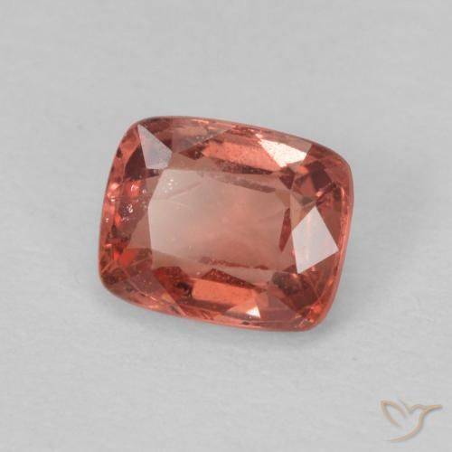 Espinélio rosa avermelhado Natural 0.67ct, Almofada, VS