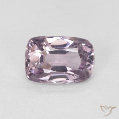 0.56ct Natural Roxo acinzentado claro Espinélio, Almofada, VS