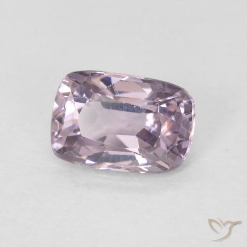 Espinélio Roxo acinzentado claro Natural 0.56ct, Almofada, VS
