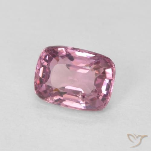 Espinélio Rosa quente Natural 0.53ct, Almofada, VS