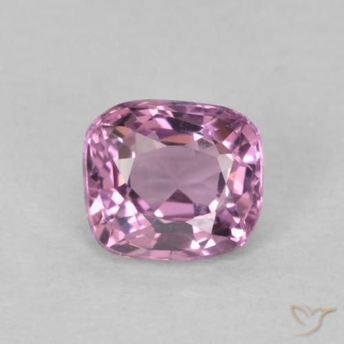 0.50ct Natural roxo médio Espinélio, Almofada, VVS