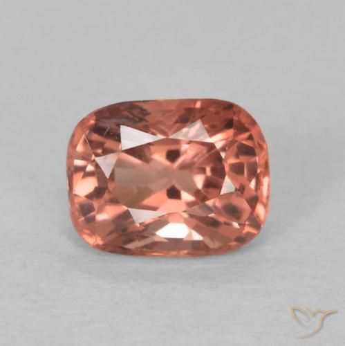0.55ct Natural rosa avermelhado Espinélio, Almofada, VVS