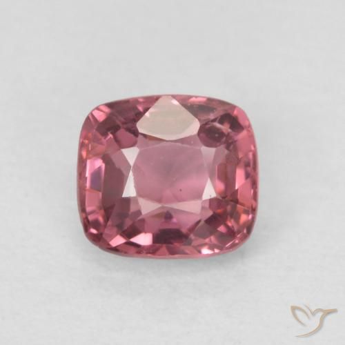 0.49ct Natural roxo avermelhado Espinélio, Almofada, VS