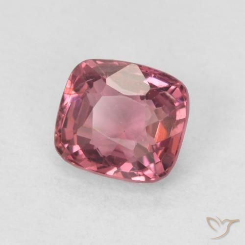 Espinélio roxo avermelhado Natural 0.49ct, Almofada, VS