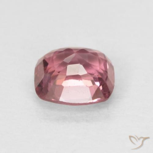 Espinélio roxo avermelhado Natural 0.49ct, Almofada, VS
