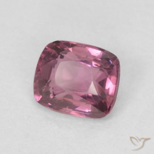 Espinélio roxo médio Natural 0.49ct, Almofada, VS