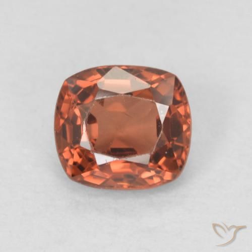 0.52ct Natural Laranja Vermelho Espinélio, Almofada, VVS