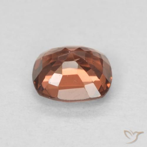 Espinélio Laranja Vermelho Natural 0.52ct, Almofada, VVS