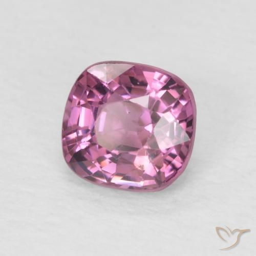 Espinélio roxo médio Natural 0.68ct, Almofada, VVS-VS