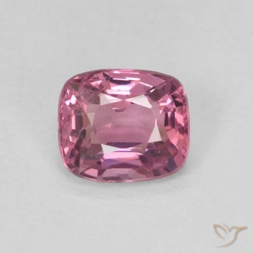 0.65ct Natural Rosa quente Espinélio, Almofada, VVS-VS