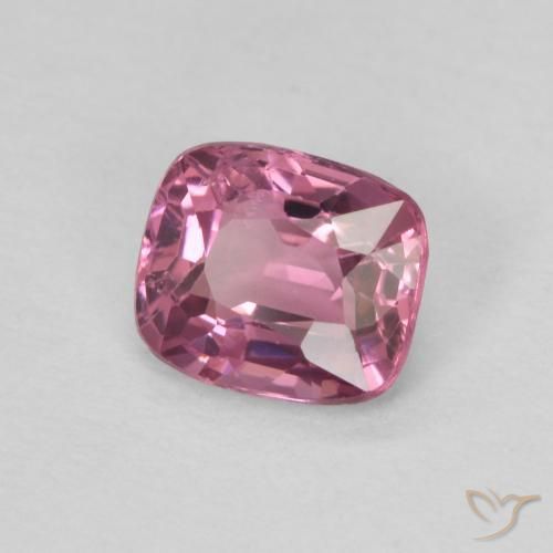 Espinélio Rosa quente Natural 0.65ct, Almofada, VVS-VS