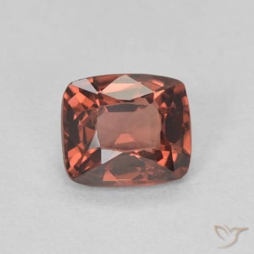 Espinela vermelha de 0,57 ct, almofada de 5,2 x 4,5 mm cortada da Tanzânia, Photo A