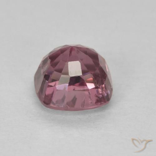 Espinélio Baga Rosa Roxa Natural 0.81ct, Almofada, VS