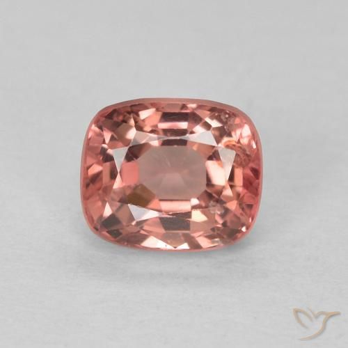 0.66ct Natural laranja avermelhado Espinélio, Almofada, VS