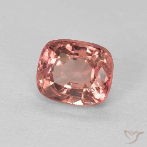 Espinélio laranja avermelhado Natural 0.66ct, Almofada, VS