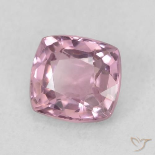 Espinélio Roxo avermelhado claro Natural 0.69ct, Almofada, VVS