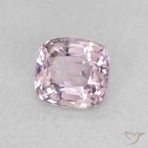 Espinélio Roxo Rosado Muito Claro Natural 0.48ct, Almofada, VVS