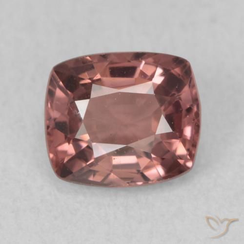 0.80ct Natural Laranja Rosa Espinélio, Almofada, VVS-VS