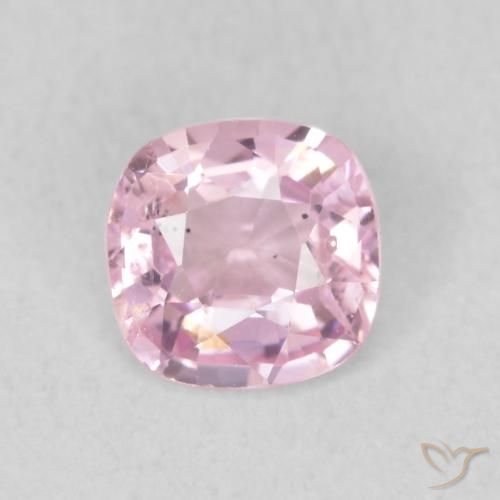 0.52ct Natural Rosa chiclete muito claro Espinélio, Almofada, VS