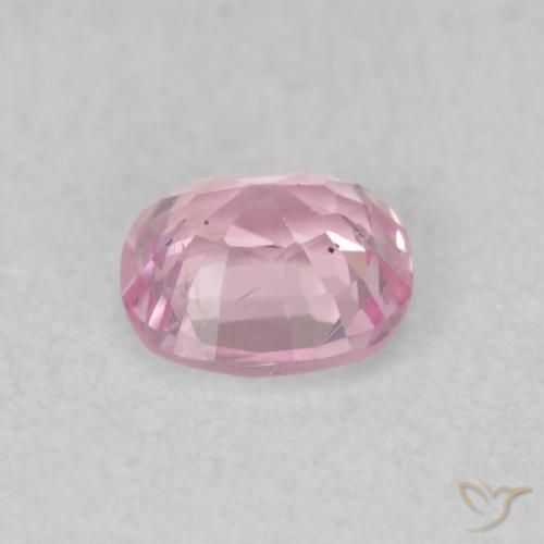Espinélio Rosa chiclete muito claro Natural 0.52ct, Almofada, VS