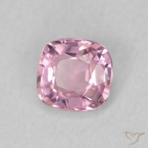Espinélio Rosa chiclete muito claro Natural 0.43ct, Almofada, VVS-VS