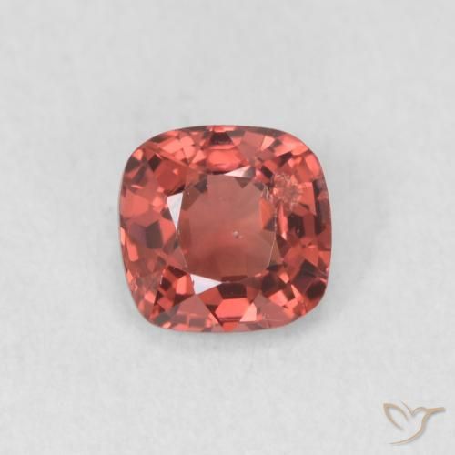 0.54ct Natural Luz vermelha Espinélio, Almofada, VS