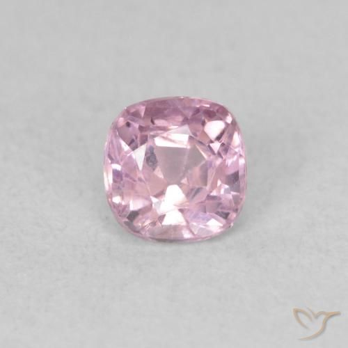 0.45ct Natural Rosa chiclete muito claro Espinélio, Almofada, VS