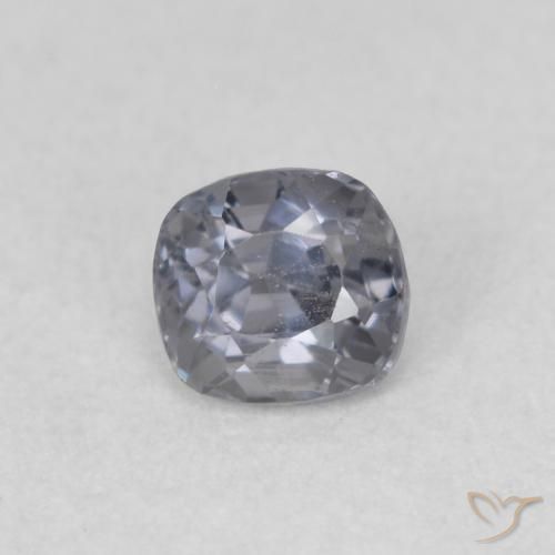 0.48ct Natural Dark Purple-Grey Espinélio, Almofada, VS