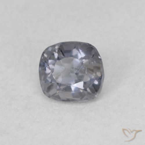 Espinélio Dark Purple-Grey Natural 0.48ct, Almofada, VS