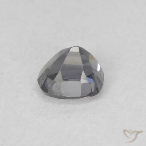 Espinélio Dark Purple-Grey Natural 0.48ct, Almofada, VS
