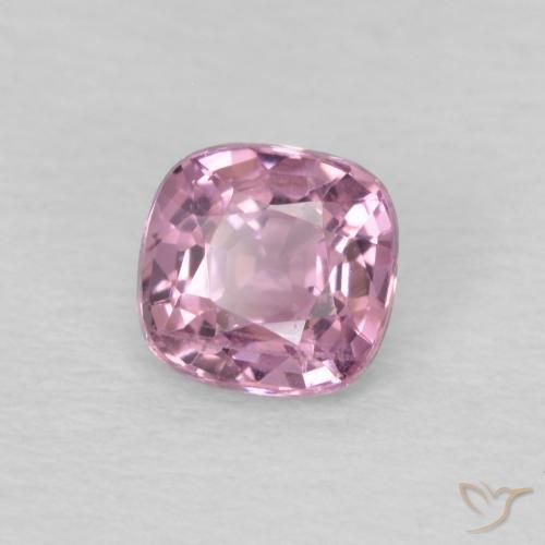 Espinélio Roxo Rosa Natural 0.64ct, Almofada, VVS-VS