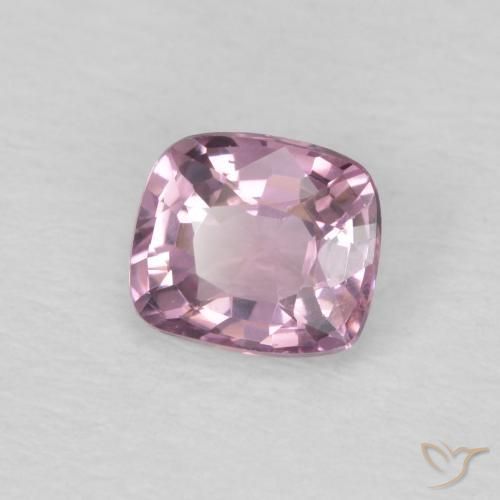 Espinélio Roxo Rosado Claro Natural 0.59ct, Almofada, VVS-VS