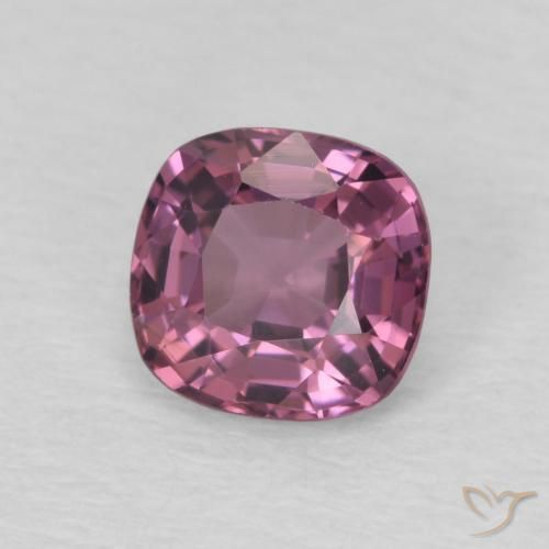 Espinélio roxo médio Natural 0.82ct, Almofada, VVS-VS